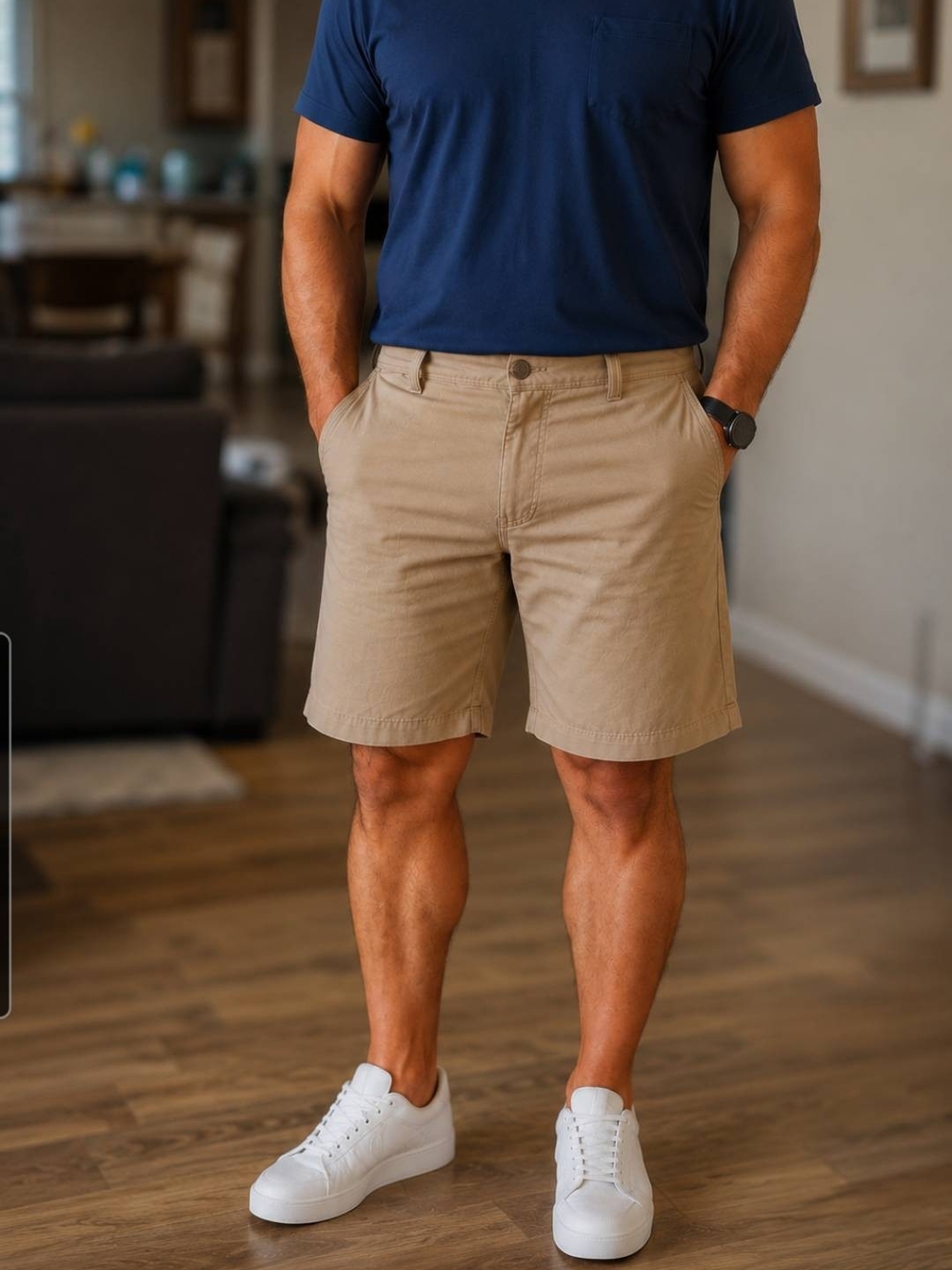 Columbia Men's Khaki Shorts Size 38 – Classic Fit |
